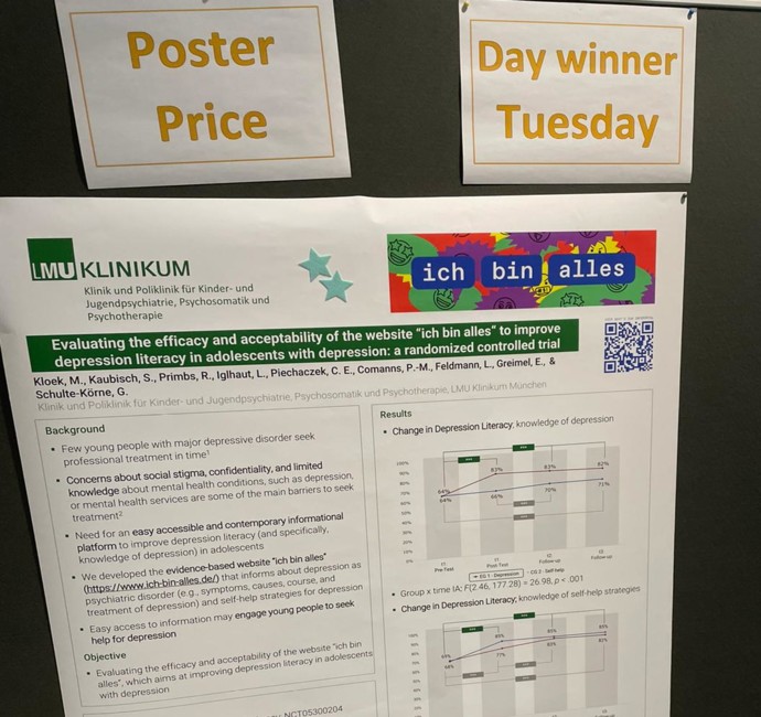 Poster winner: Tuesday and overall winner