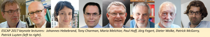ESCAP 2017 Congress: keynote speakers